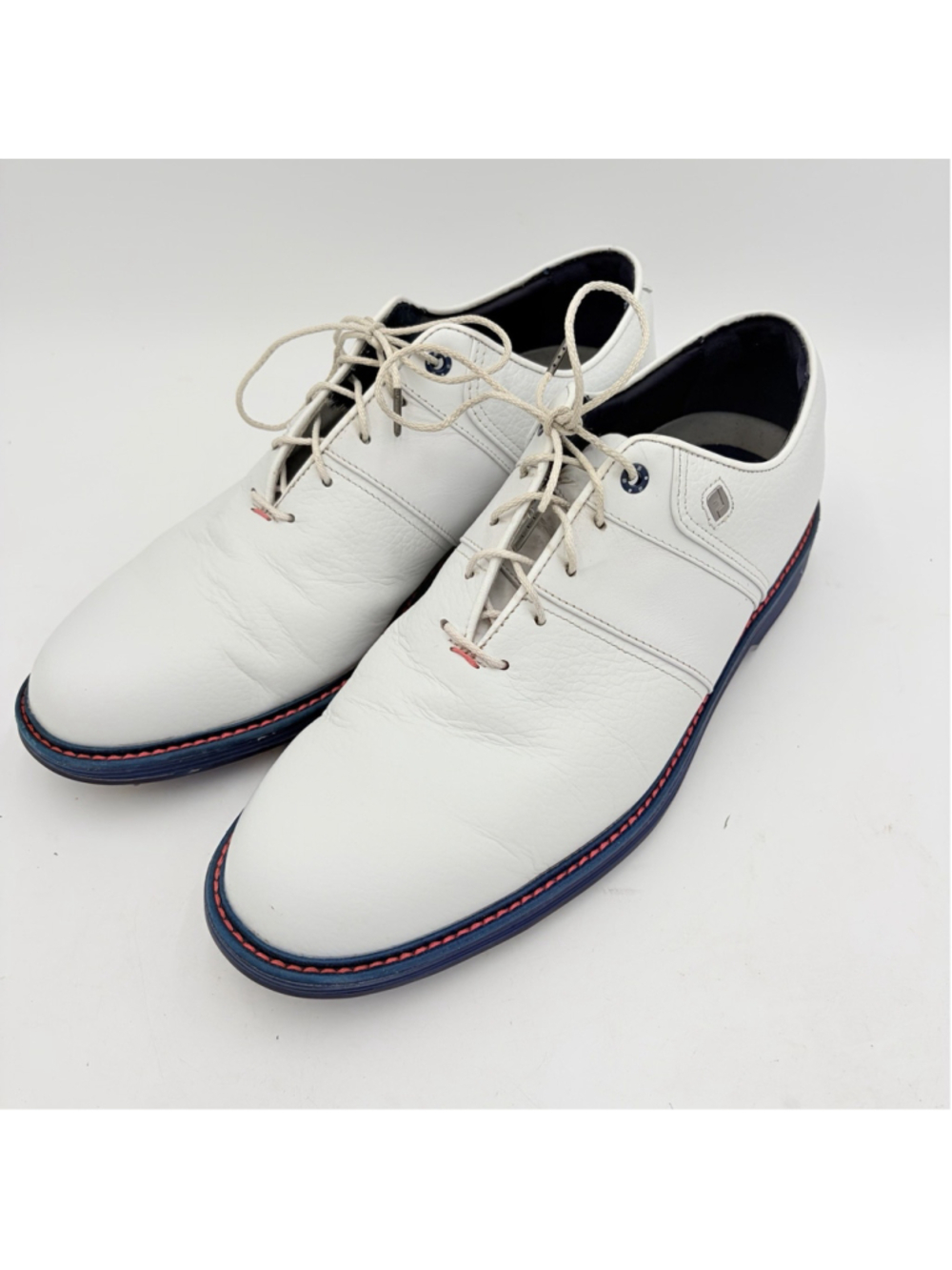 FootJoy Premiere Series Packard Golf Shoes 54543 White Navy Pink Mens 12M